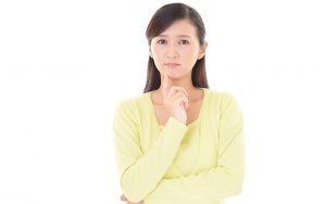 尿モレ困り顔写真